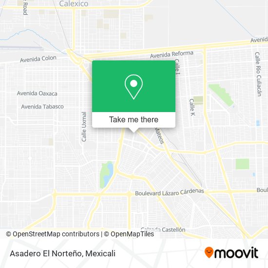 Asadero El Norteño map