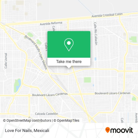 Mapa de Love For Nails