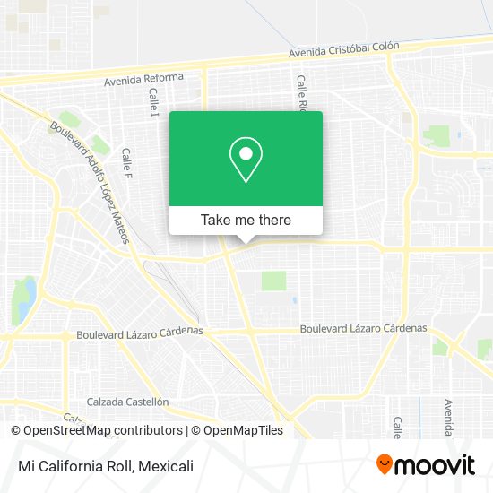 Mi California Roll map