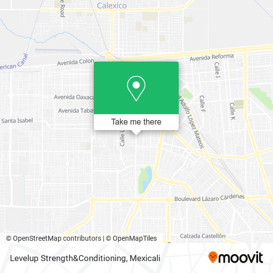 Levelup Strength&Conditioning map