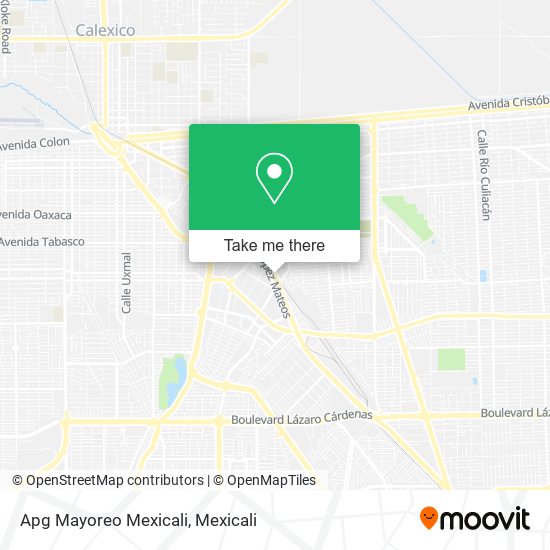 Apg Mayoreo Mexicali map