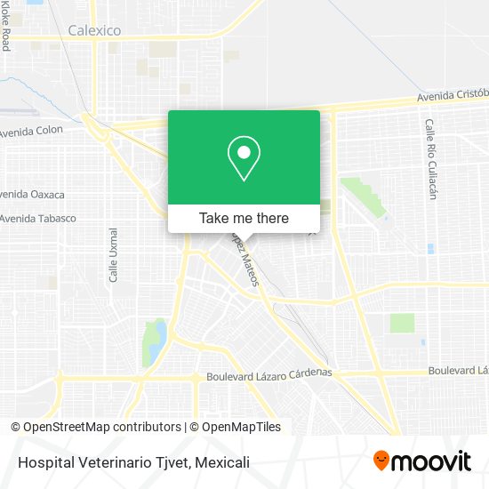 Hospital Veterinario Tjvet map