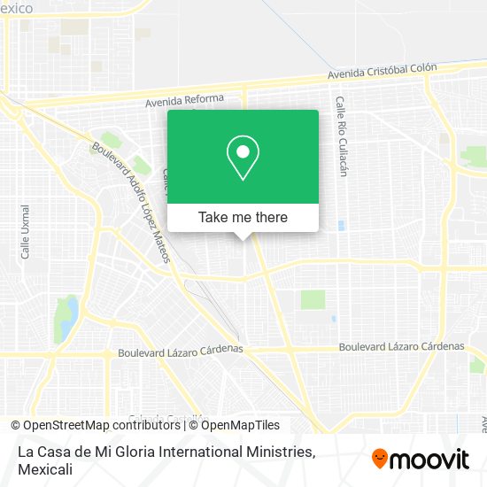 La Casa de Mi Gloria International Ministries map