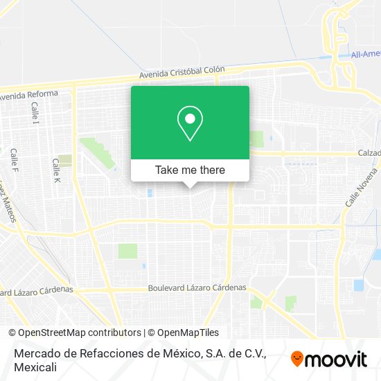 Mercado de Refacciones de México, S.A. de C.V. map