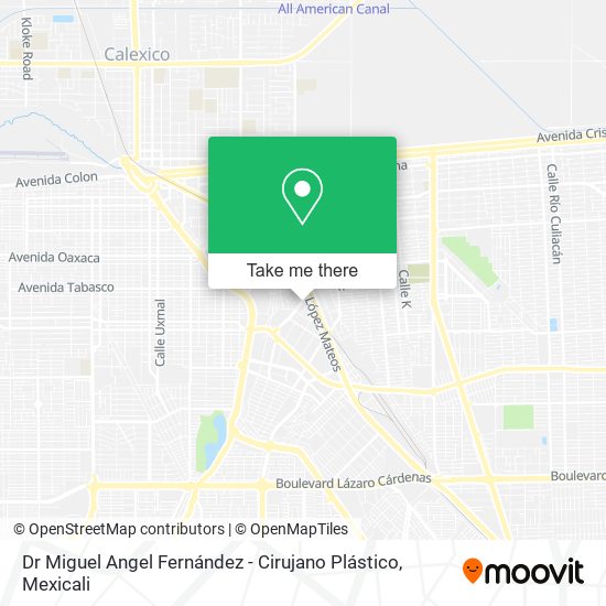 Dr Miguel Angel Fernández - Cirujano Plástico map