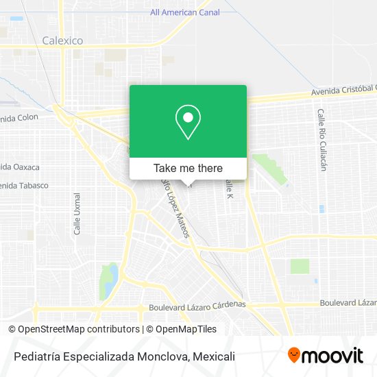 Pediatría Especializada Monclova map