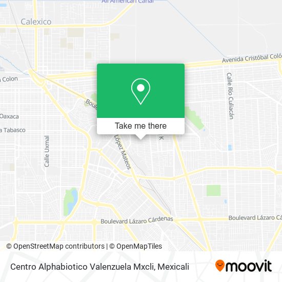 Centro Alphabiotico Valenzuela Mxcli map