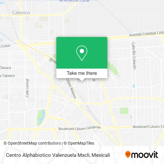 Centro Alphabiotico Valenzuela Mxcli map