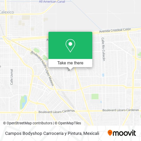 Campos Bodyshop Carrocería y Pintura map
