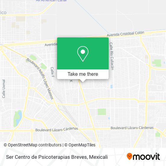 Ser Centro de Psicoterapias Breves map