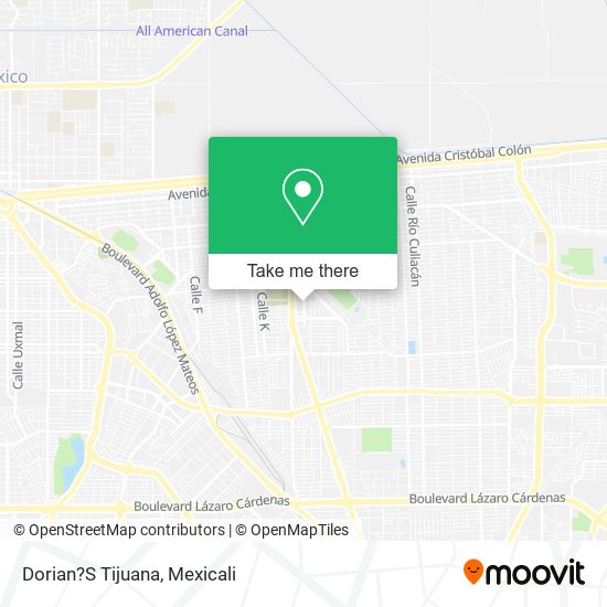 Mapa de Dorian?S Tijuana