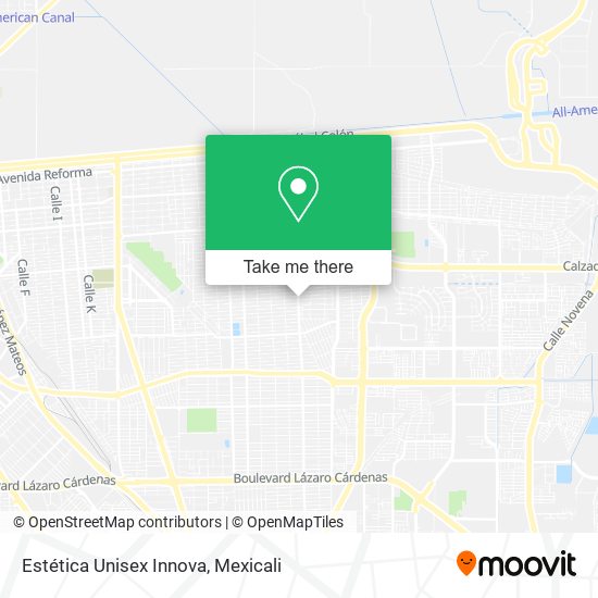 Estética Unisex Innova map