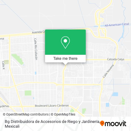 Bg Distribuidora de Accesorios de Riego y Jardinería map