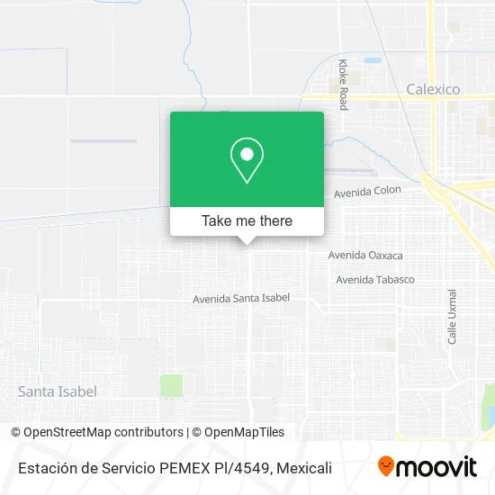 Estación de Servicio PEMEX Pl / 4549 map