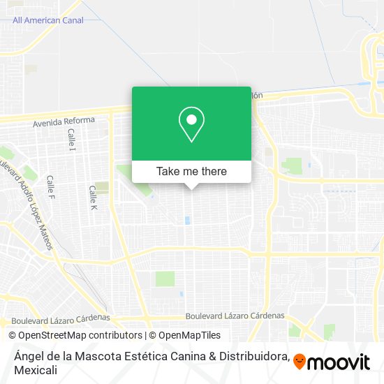 Ángel de la Mascota Estética Canina & Distribuidora map