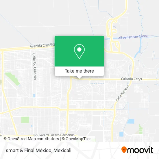 smart & Final México map