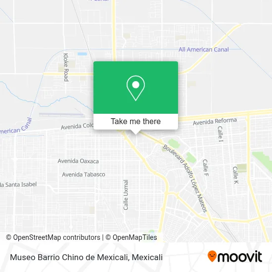 Museo Barrio Chino de Mexicali map