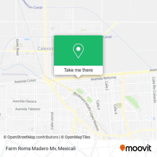 Mapa de Farm Roma Madero Mv
