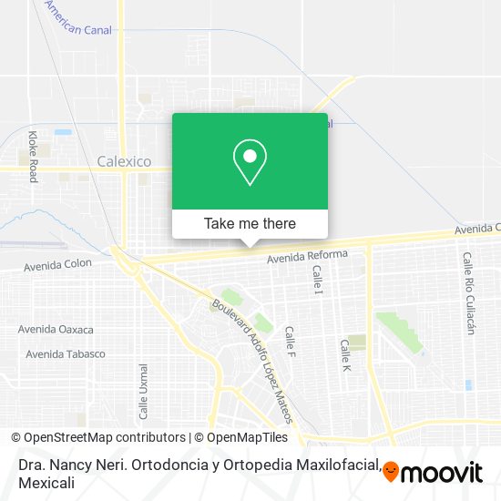 Dra. Nancy Neri. Ortodoncia y Ortopedia Maxilofacial map