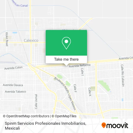 Spinm Servicios Profesionales Inmobiliarios map