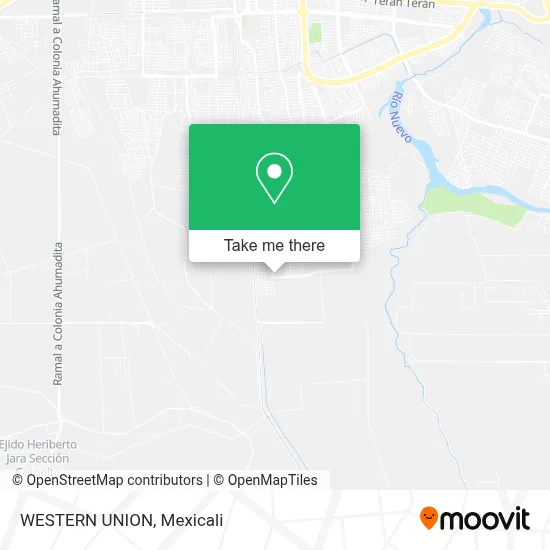 WESTERN UNION map