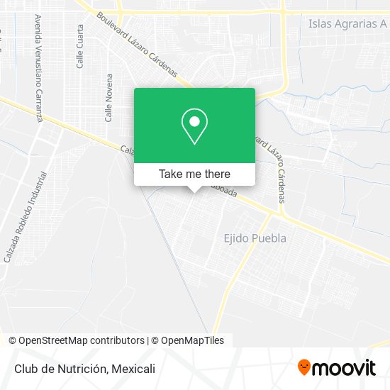 Mapa de Club de Nutrición