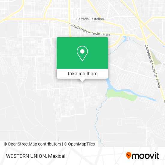 Mapa de WESTERN UNION