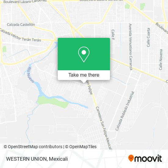 Mapa de WESTERN UNION