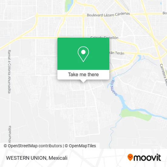 Mapa de WESTERN UNION