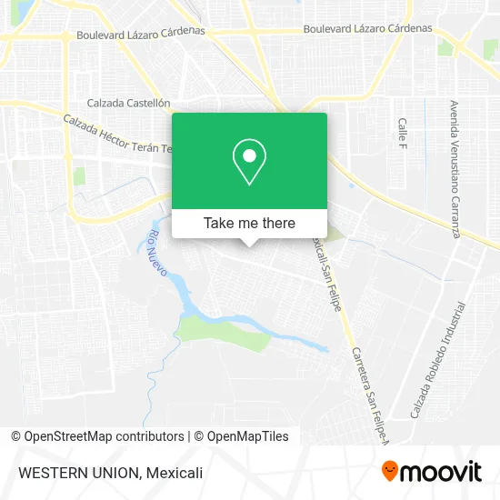 WESTERN UNION map