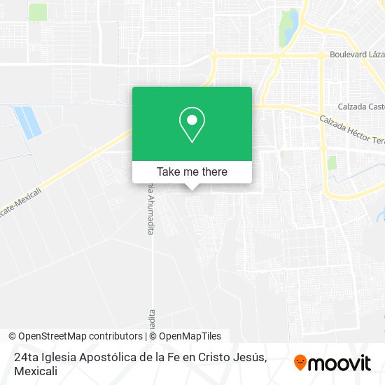 24ta Iglesia Apostólica de la Fe en Cristo Jesús map