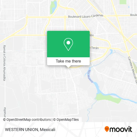 Mapa de WESTERN UNION