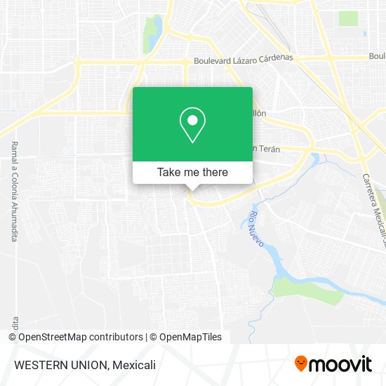 Mapa de WESTERN UNION