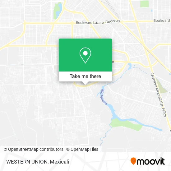 Mapa de WESTERN UNION