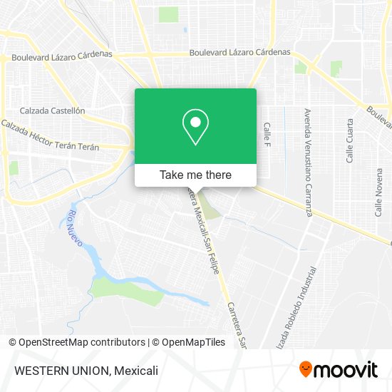 Mapa de WESTERN UNION