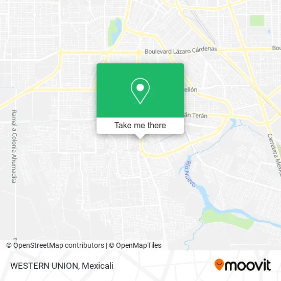 Mapa de WESTERN UNION