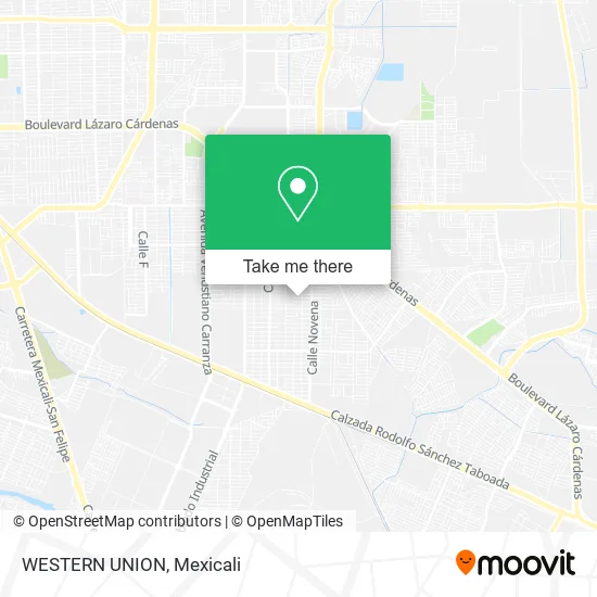 Mapa de WESTERN UNION