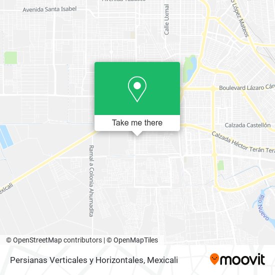 Mapa de Persianas Verticales y Horizontales