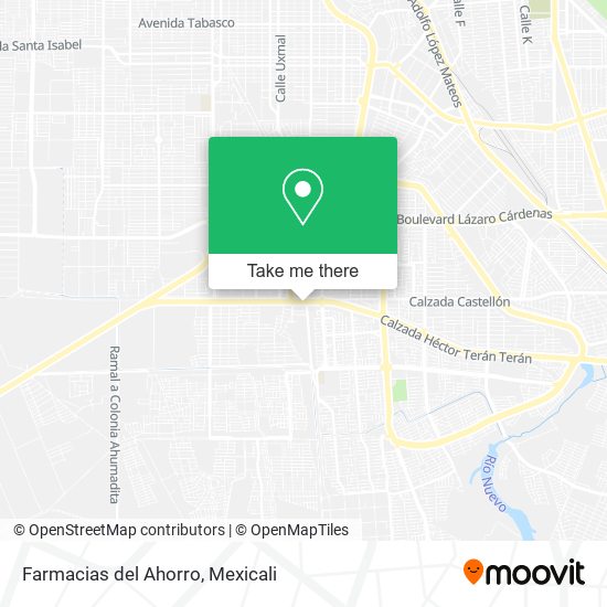 Farmacias del Ahorro map