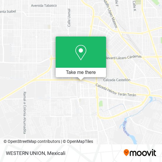 Mapa de WESTERN UNION
