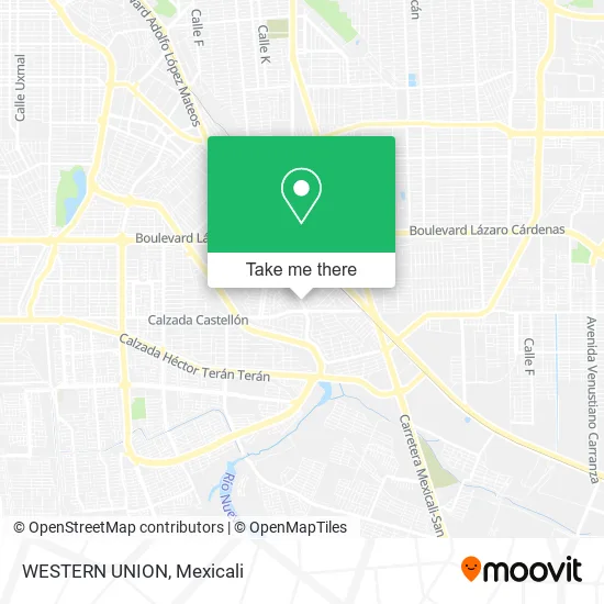 Mapa de WESTERN UNION