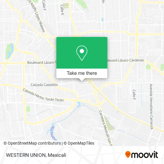 Mapa de WESTERN UNION