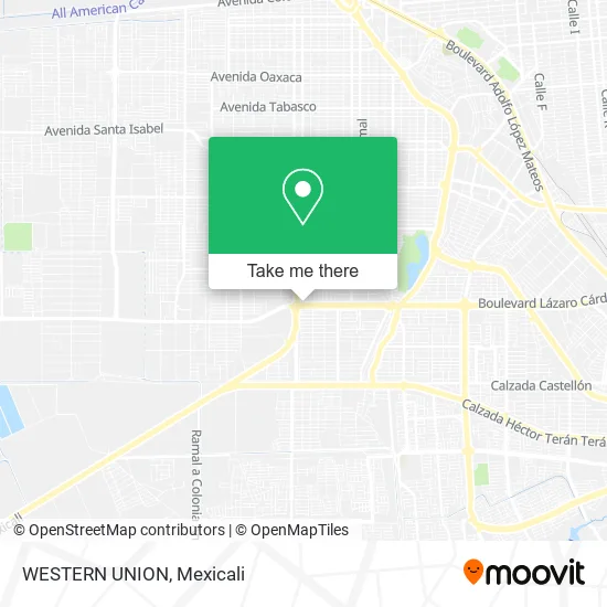 Mapa de WESTERN UNION