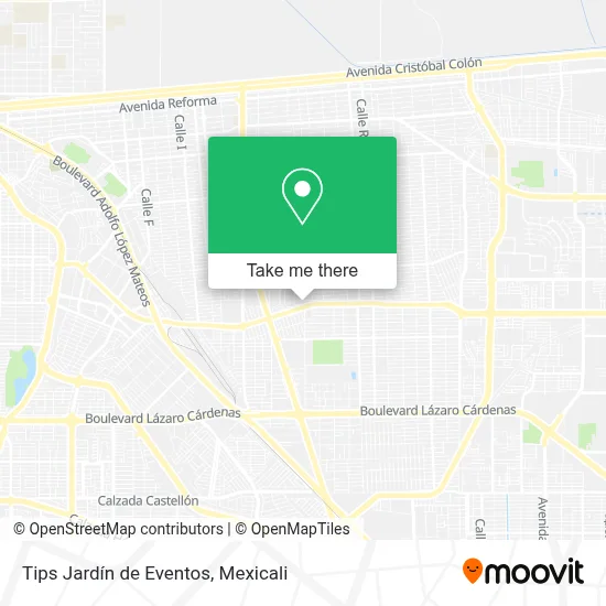 Tips Jardín de Eventos map