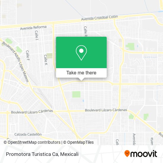 Promotora Turistica Ca map