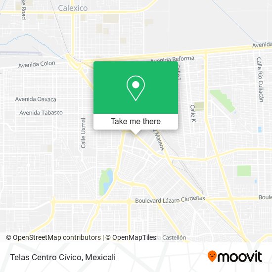 Mapa de Telas Centro Cívico