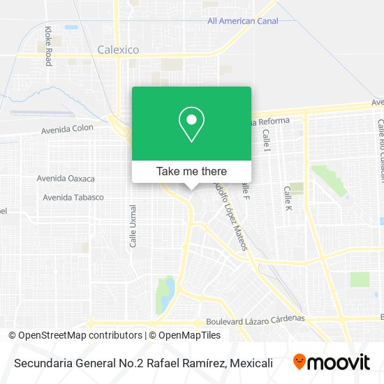 Secundaria General No.2 Rafael Ramírez map
