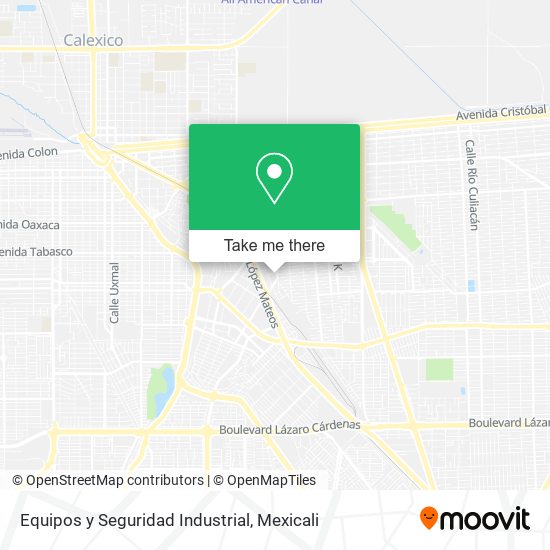 Equipos y Seguridad Industrial map