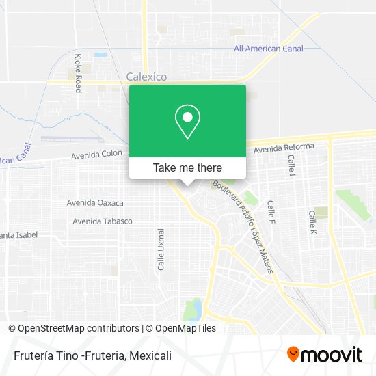 Mapa de Frutería Tino -Fruteria