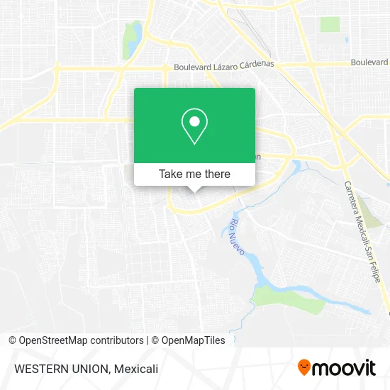 Mapa de WESTERN UNION